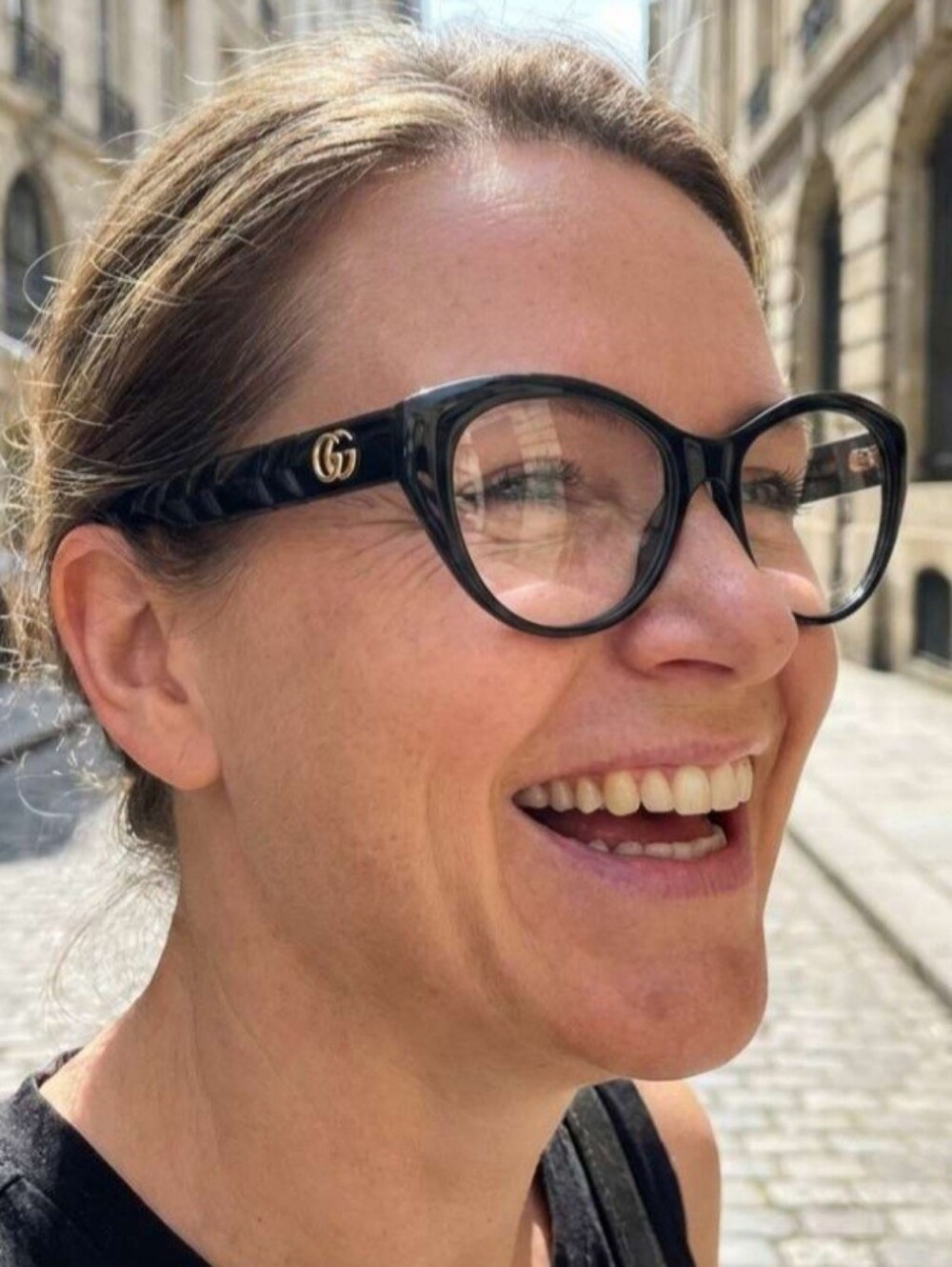 Gucci Women's Glasses Frames Black Seasonal Icon Cat Eye GG0182O-001 54-17-145